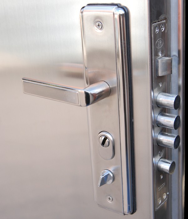 Multi Point Locking Stainless Steel Door Latham