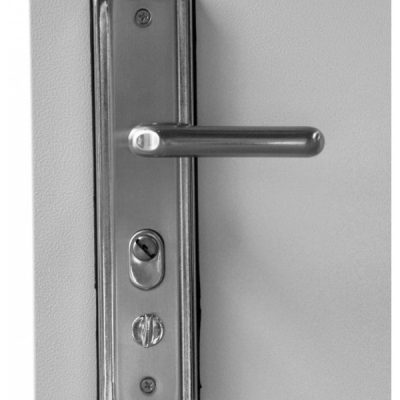 Hooply Lever Handles, #5586, Closed Inside View