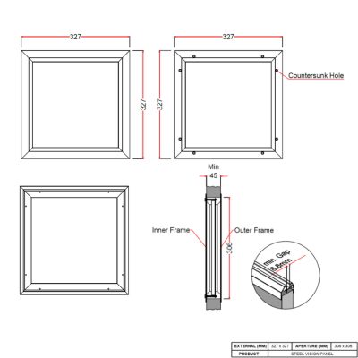 Vision panel drawing