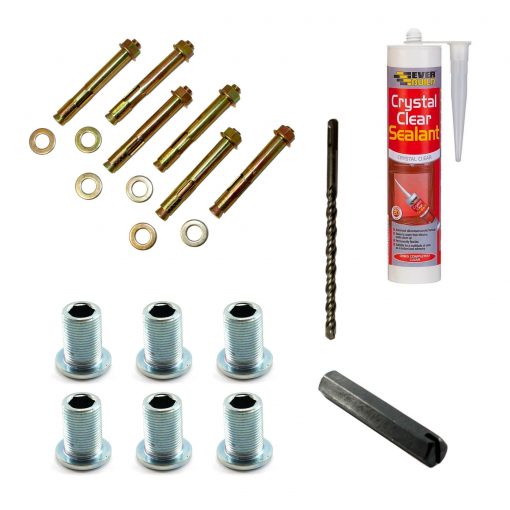 Contents of brick fixing kit