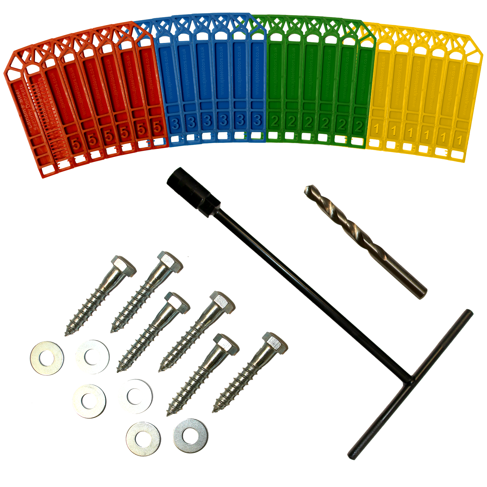 Wood Fixing Kit Latham's Steel Security Doors