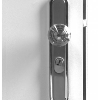 UPVC Hooply Handles, #2166X, Closed View, LH Hinge