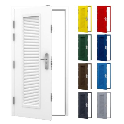 Steel Louvred Door Standard Duty Latham S Steel Doors