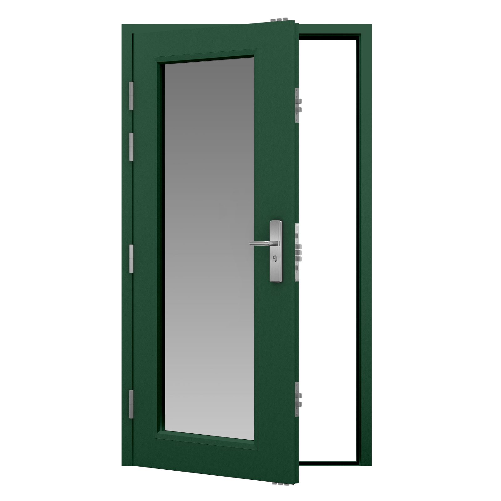 Glazed Steel Door Security - Steel Door With Glass Glazed Steel Door Security - Steel Door With Glass
