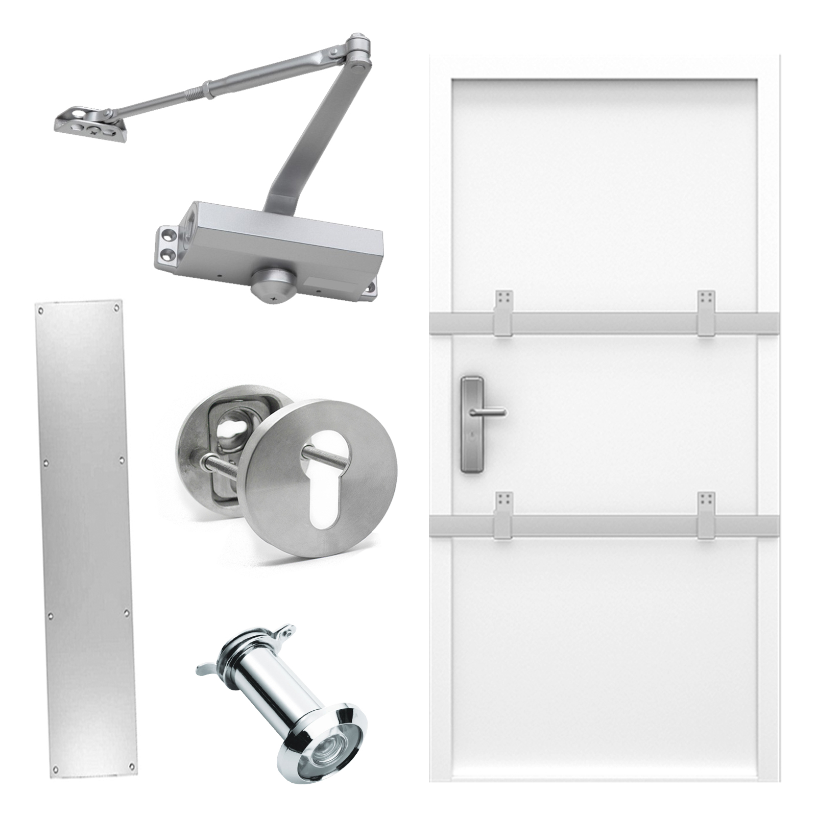 Steel Door Parts & Accessories Latham's Steel Security Doors