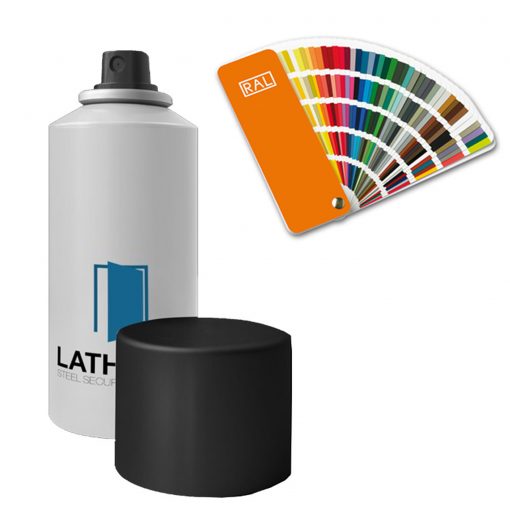 Touch up spray paint with RAL colour chart