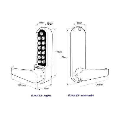 Borg lock BL5400 ECP line drawing
