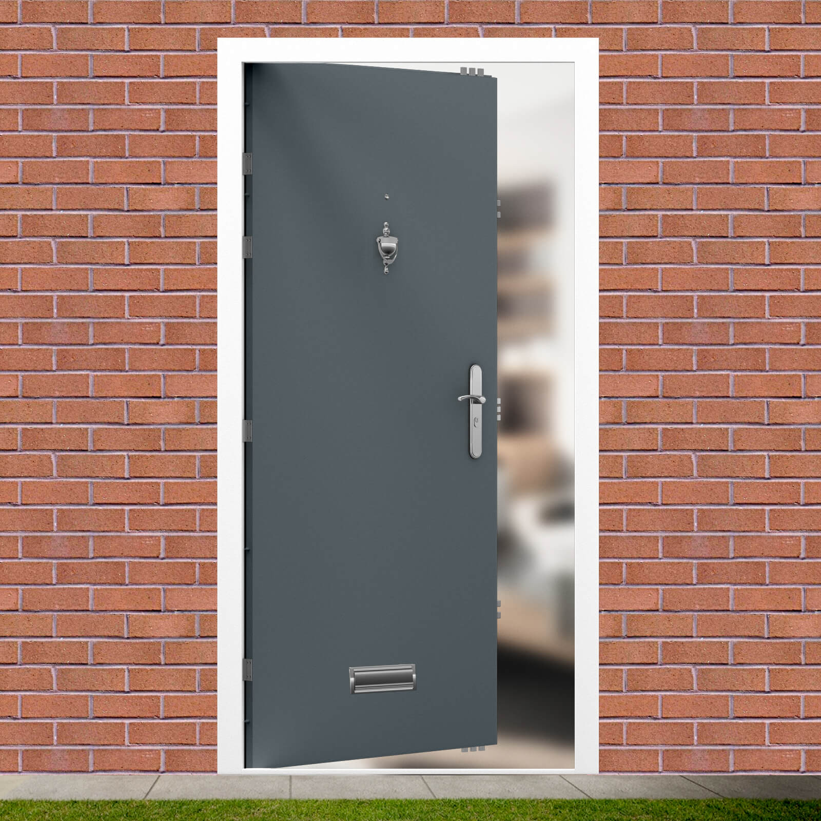 Security Front Door | Latham's Steel Doors