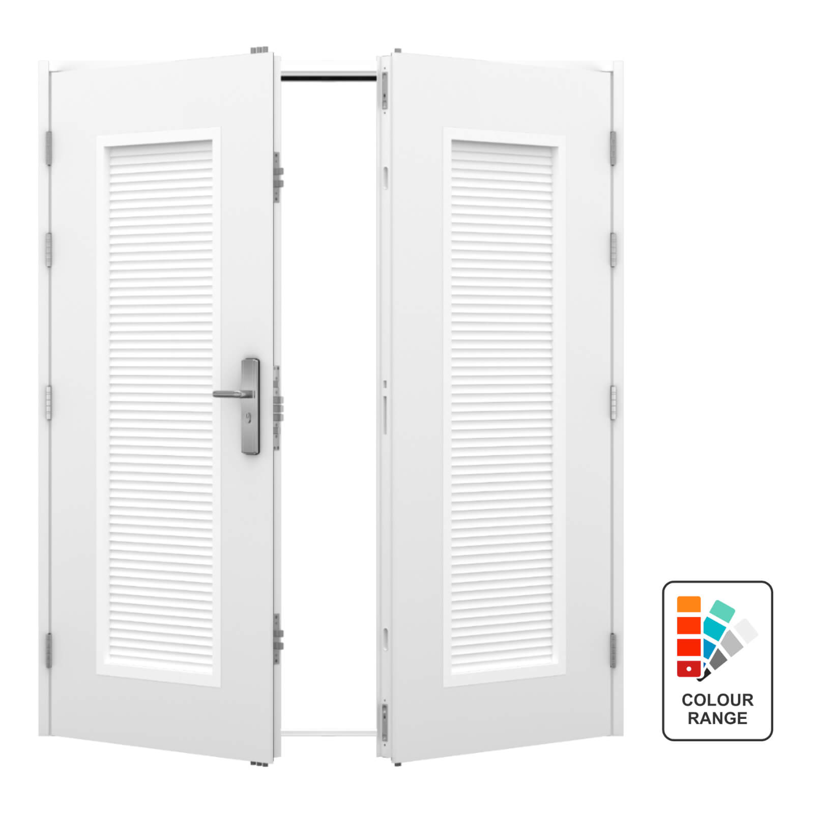 Louvred Steel Doors Latham's Steel Security Doors