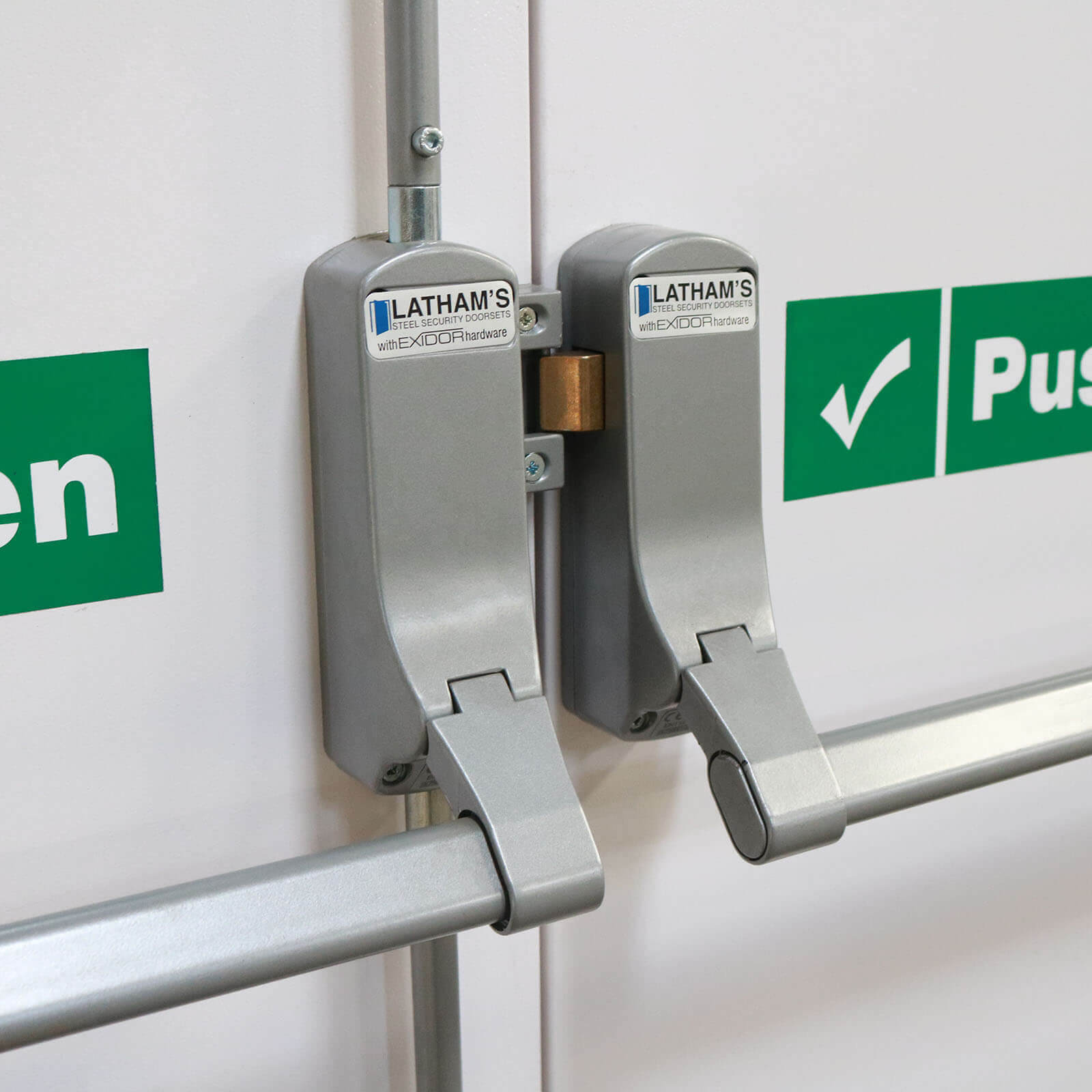 Double Fire Exit Door
