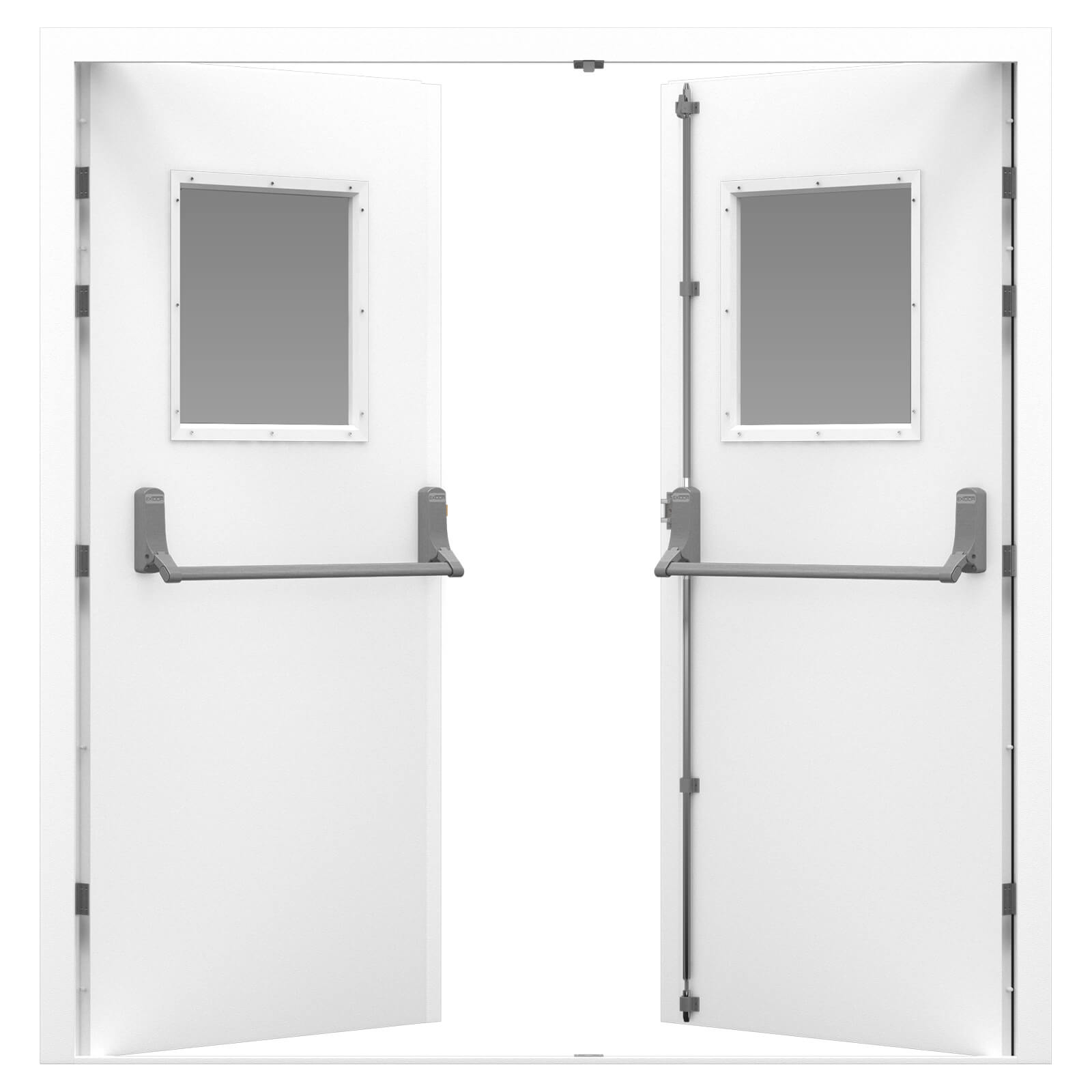 Double Fire Exit Door