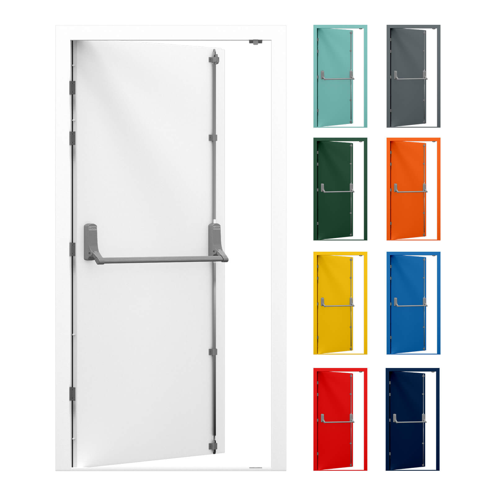 Security Fire Exit Door Latham's Steel Doors