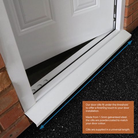 Image of door cill for a Latham's Steel Door