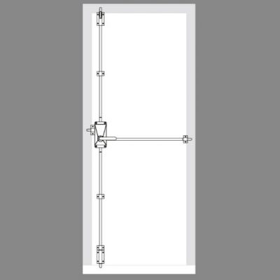 CAD drawing for the Exidor 704L lever operated emergency exit handle