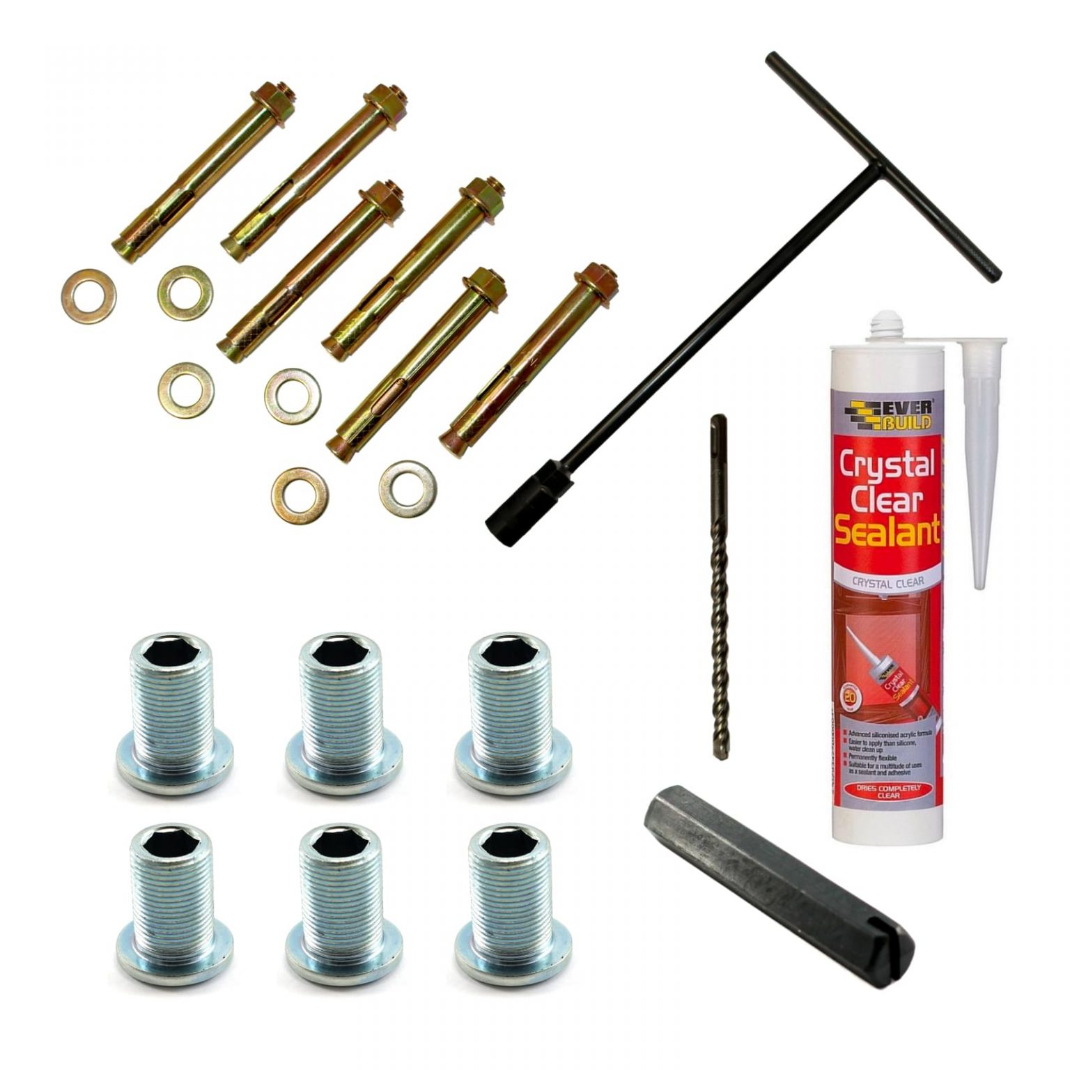 Brick/Block/Concrete Fixing Kit Latham's Steel Security Doors