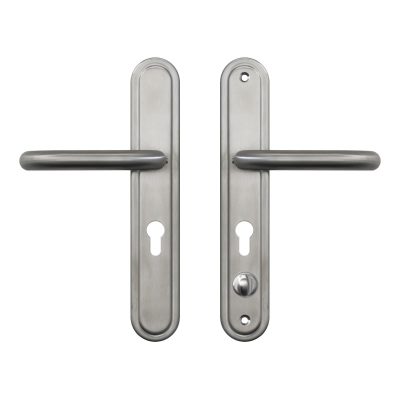 front and back of a container door stainless steel handle