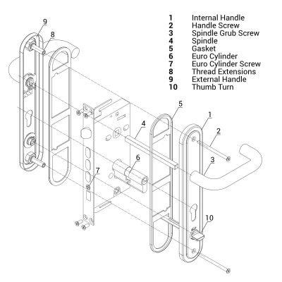 918901 Handle - Exploded View Diagram