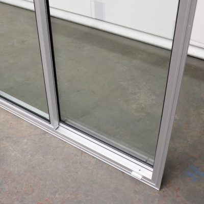 View of aluminium glazing frame