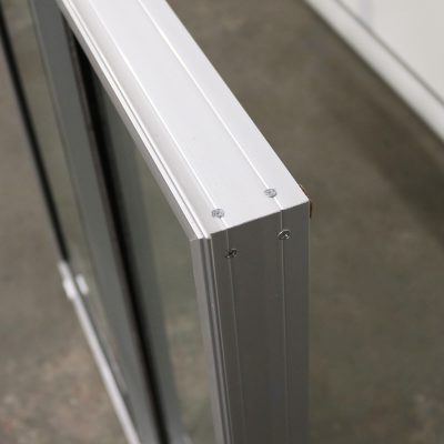 Top view of aluminium frame