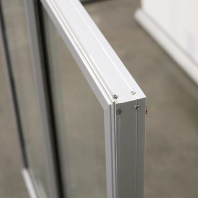 Singe glazing unit frame top view