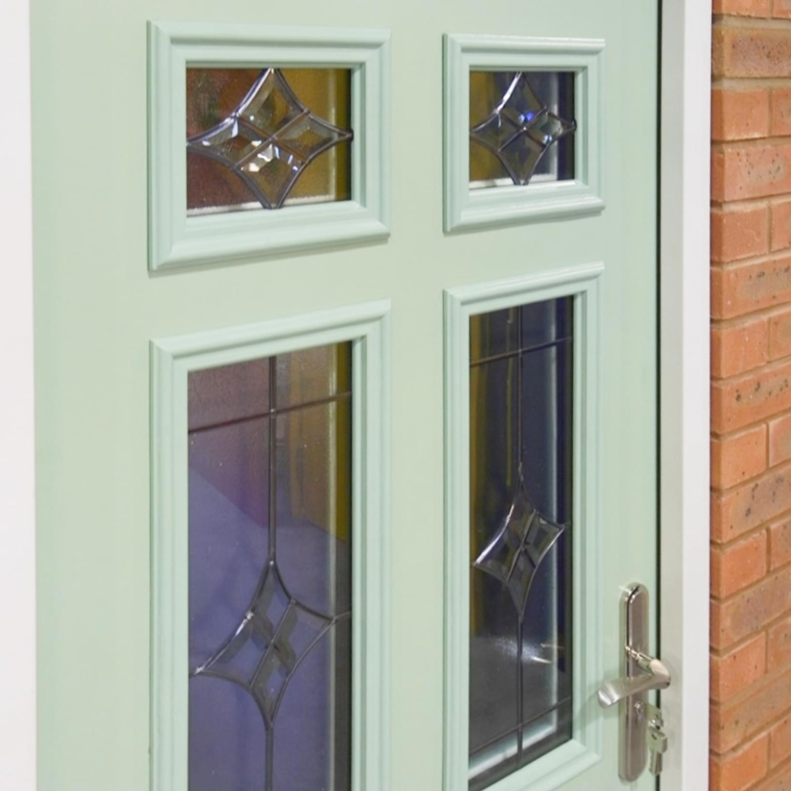 6 Panel Security Front Door Latham's Steel Doors