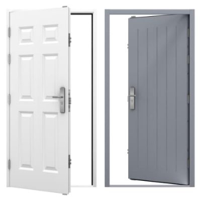 Panelled Steel Security Doors