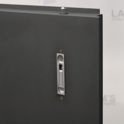 window shutter flush bolt in situ