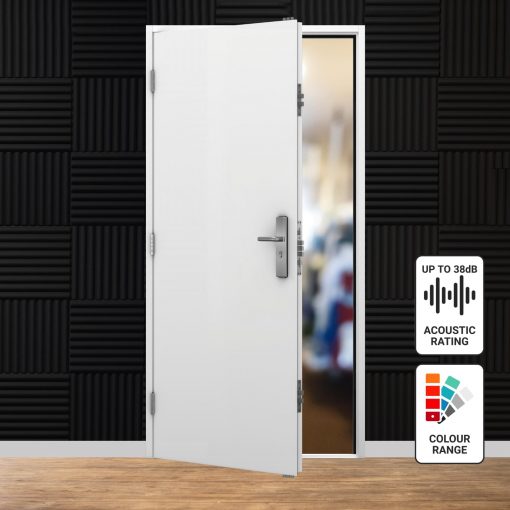 Acoustic steel door range