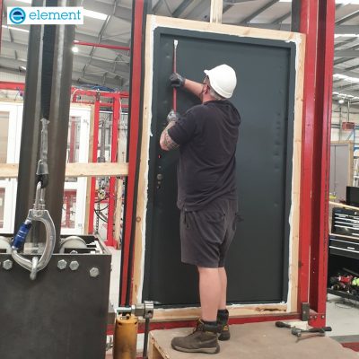Level 3 rated steel door SR3