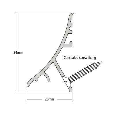 rain deflector cad diagram