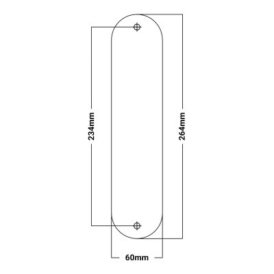 CAD drawing with dimensions