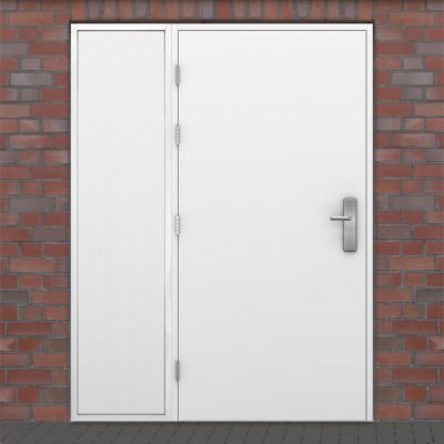 Latham's door with solid side panel