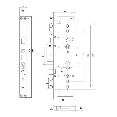 cefiro hook lock cad file