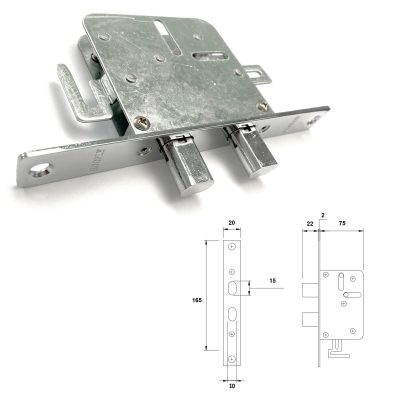 HOOPLY 506 side lock with CAD