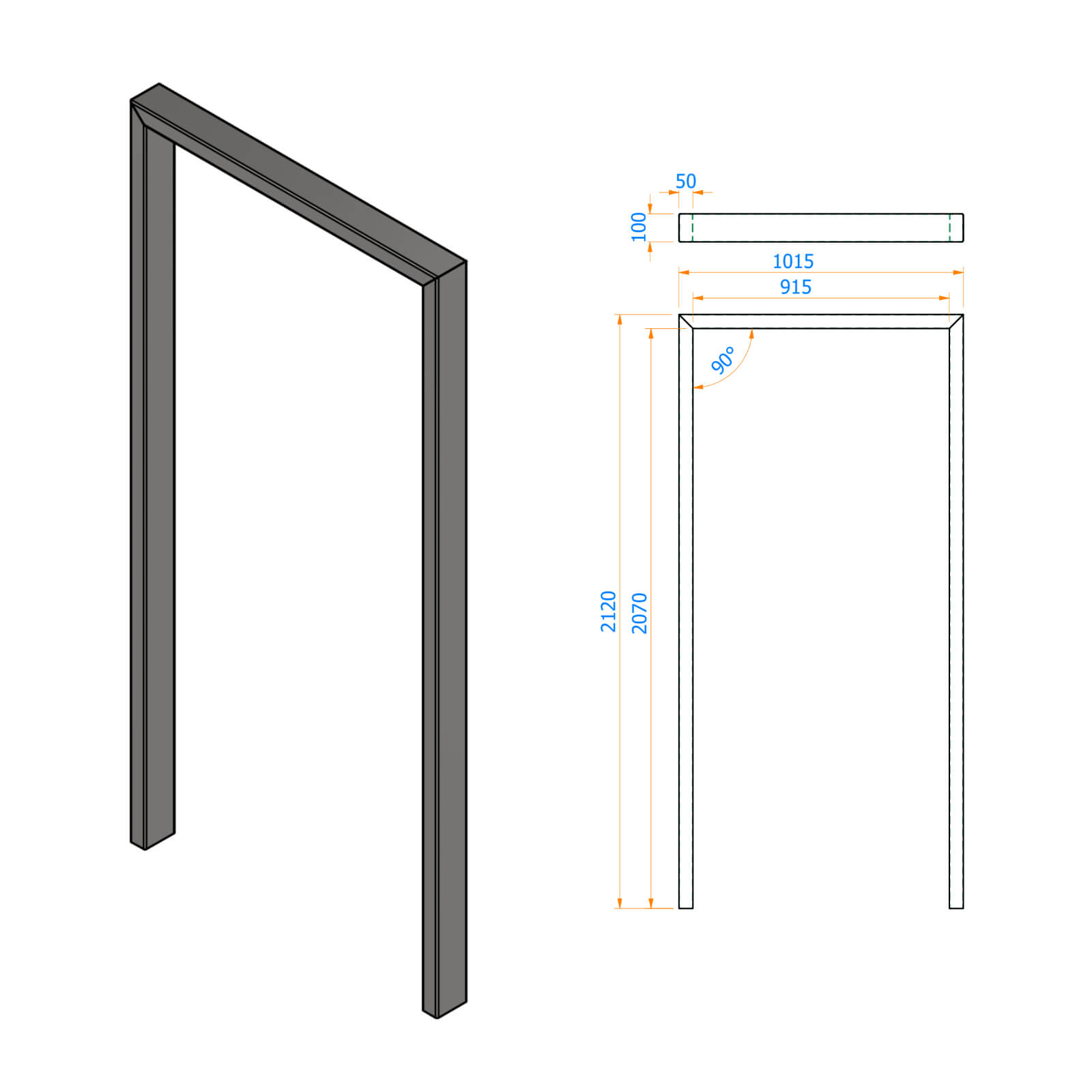 Anti-Vandal Container Door with Astragal | Latham's Steel Doors