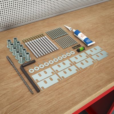 Steel Door Fixing Kit contents