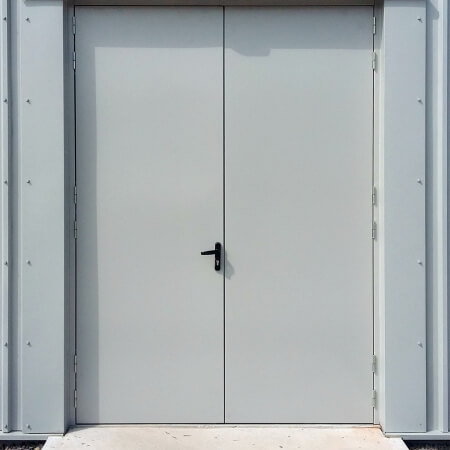 Custom made steel doors