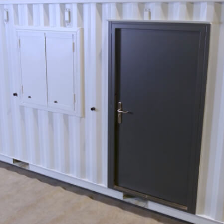 Shipping container doors & window shutters range