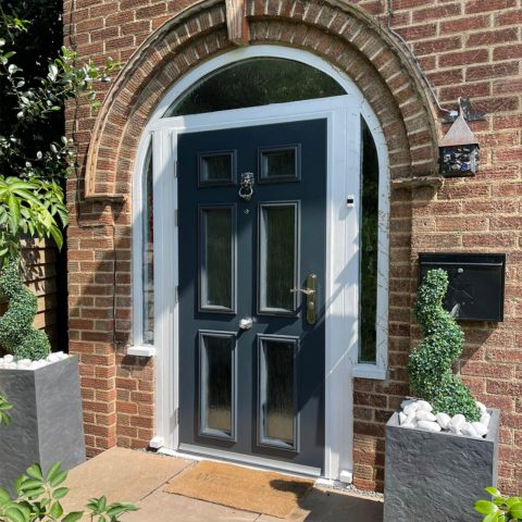 6 panelled front door with 6 visions