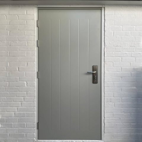Window grey security cottage steel door