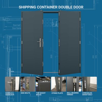 Double Shipping Container Door USP