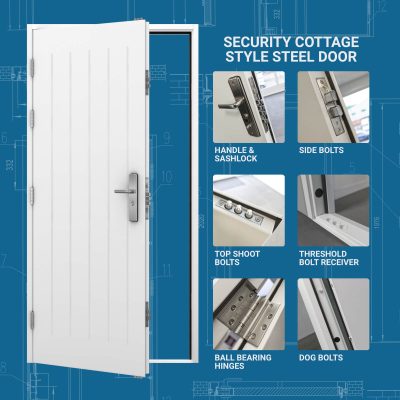 Security Cottage Style Steel Door USP