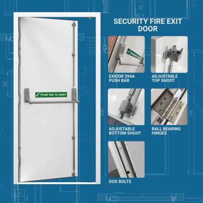 Security Fire Exit Door USP