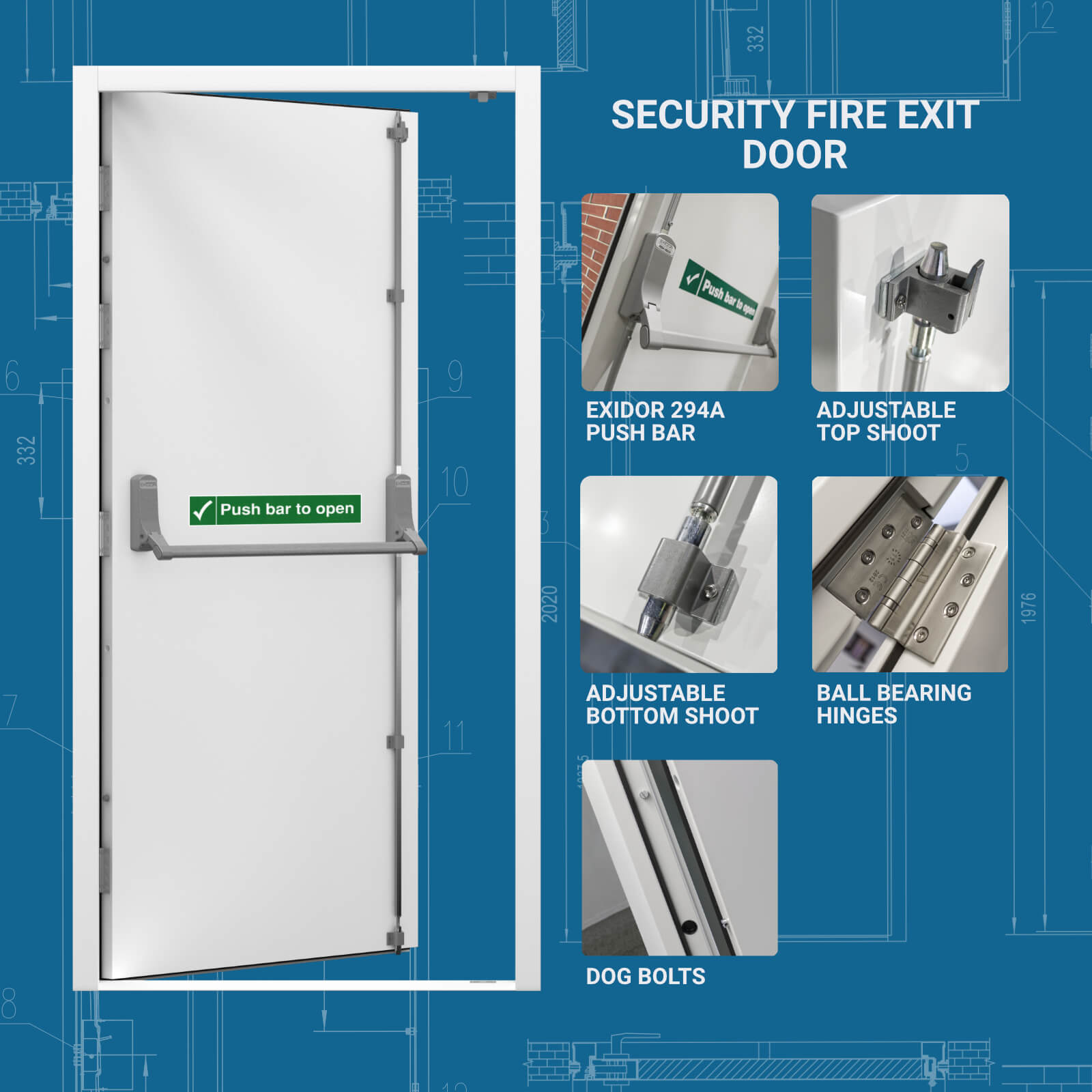 Security Fire Exit Door Latham s Steel Security Doors