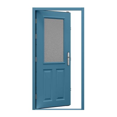 Pastel Blue Security Back Door