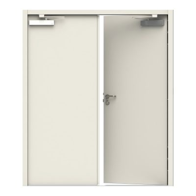 Internal view of a custom acoustic steel door