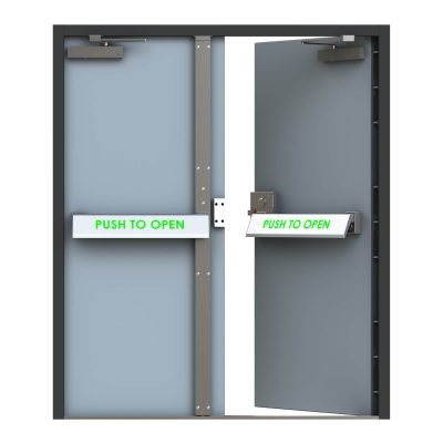 SR4 Double Fire Exit Door - Internal