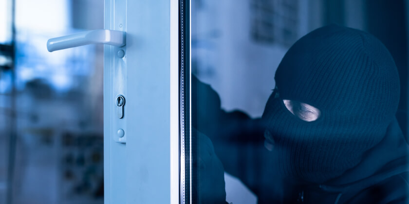 Prevent burglars from entering your home