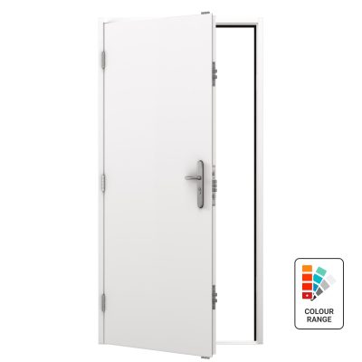 White Budget Steel Door