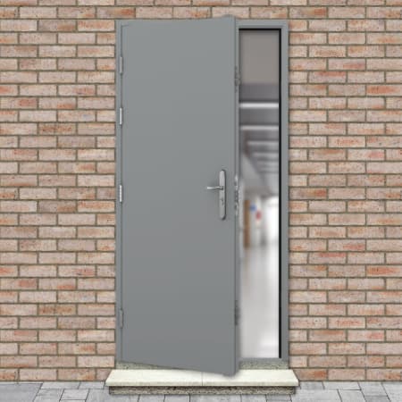 Goosewing grey personal access door